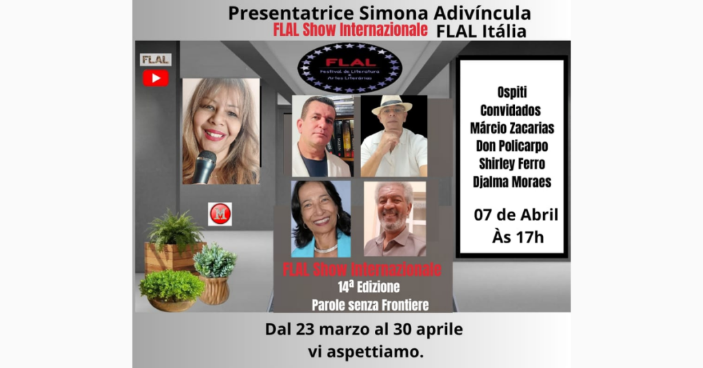 FLAL Show Internacional: literatura, música e conexões além das fronteiras