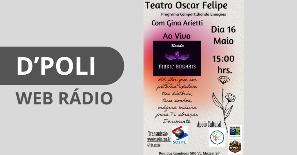 D’Poli Web Rádio amplia atuação e passa a apoiar iniciativas culturais