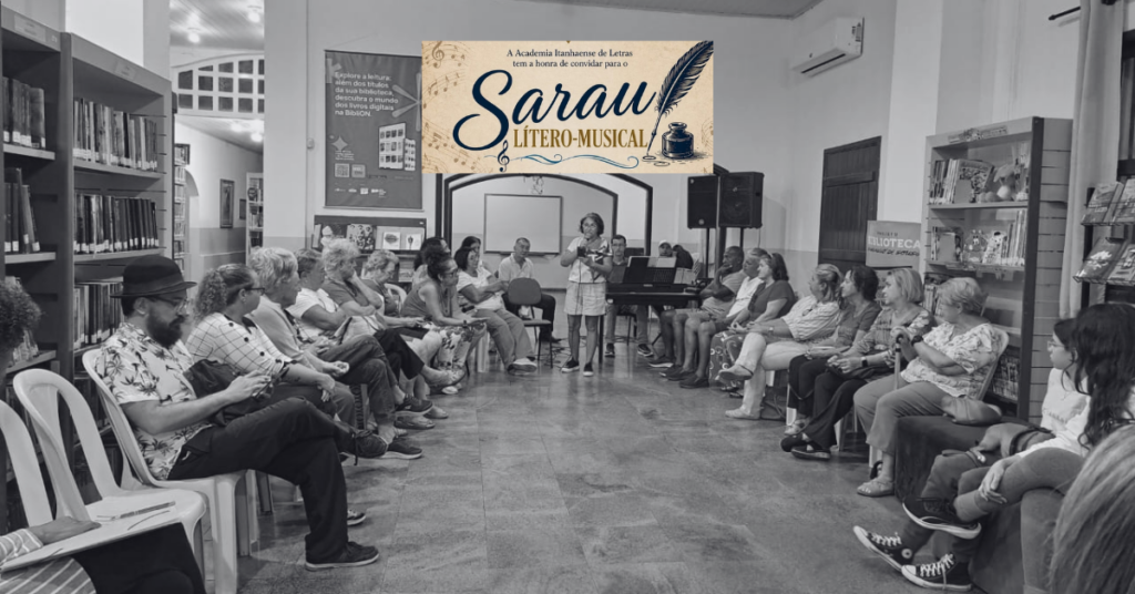 Sarau Lítero-Musical reúne poesia, música e crítica social em Itanhaém no dia 30 de abril